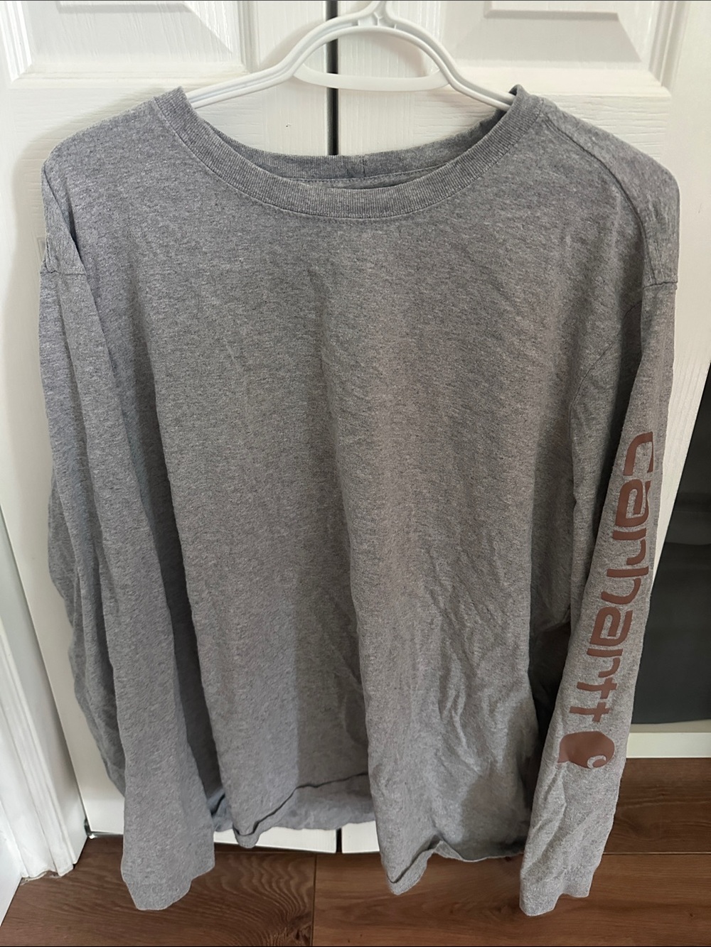 Carhartt Woman’s Long Sleeve Crewneck Shirt - Gray